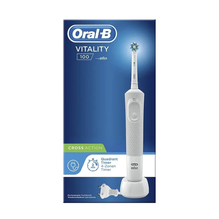 Oral-B Vitality 100 Cross Action Bianco