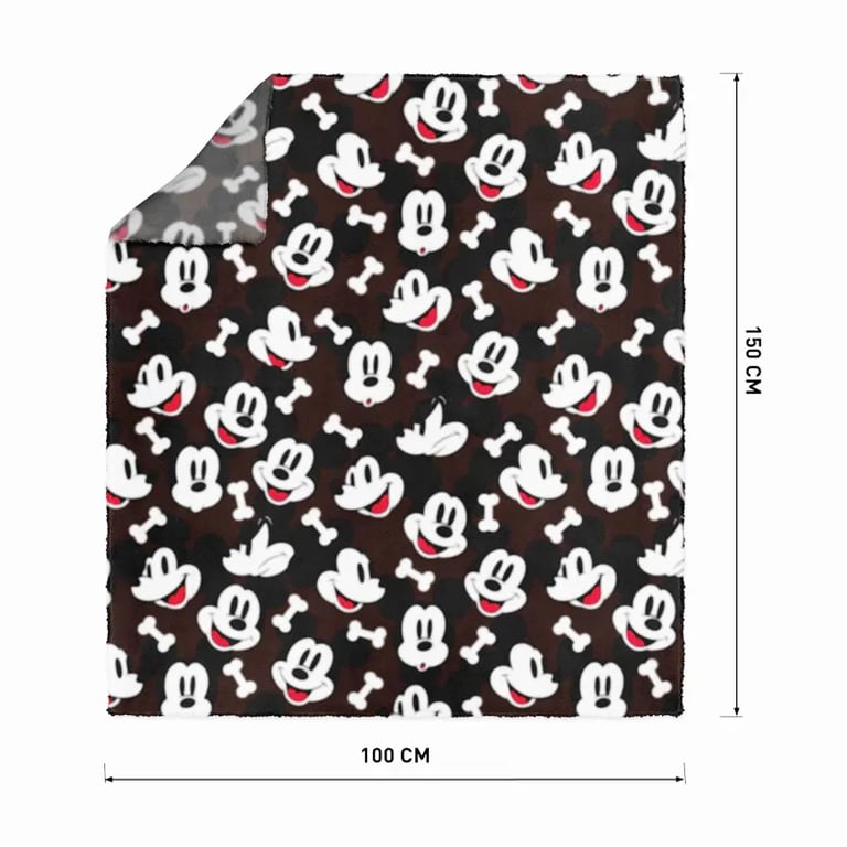 Mickey-Decke für Hunde 100 x 150 cm