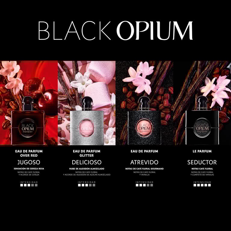 Black Opium Glitter EDP 90 ml de Yves Saint Laurent