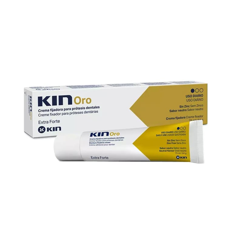 Kin Oro Fixerende Crème voor Tandprotheses