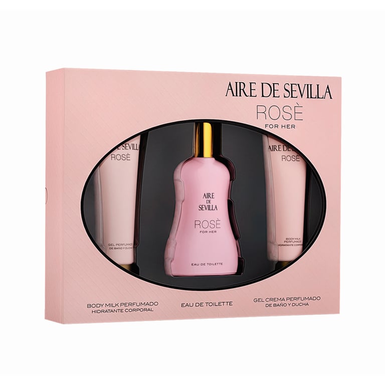 Aire Sevilla Rose EDT 100 ml Set 3 Piezas