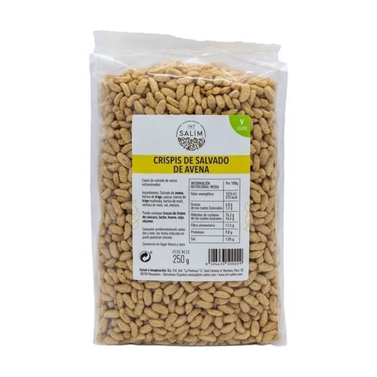 Knuspriger Haferkleie Vegan