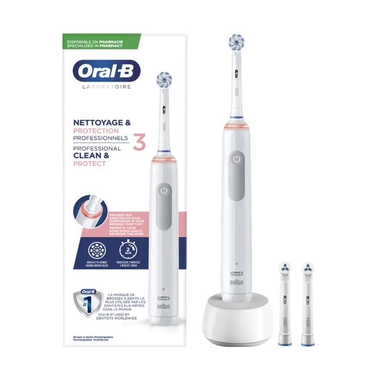 Spazzolino Elettrico Protezione Professionale 3 + 2 Testine