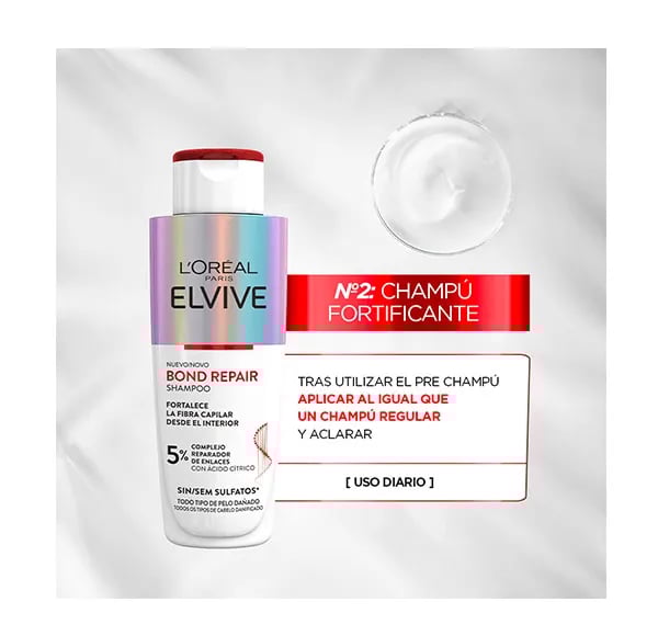 Elvive Bond Repair Champú Reparador 200 ml de L'Oreal Paris