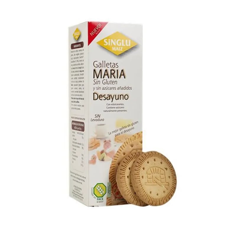 Galletas Maria Desayuno Sin Gluten Sin Azúcar