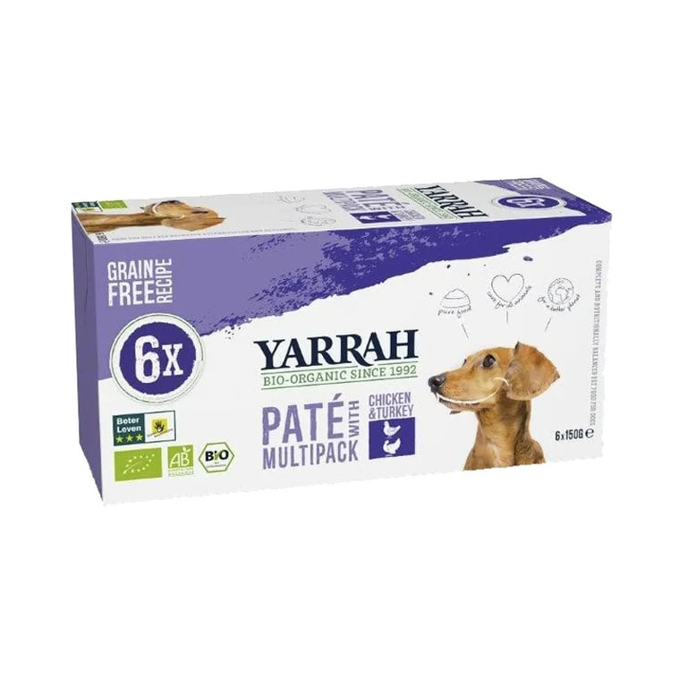 Paté Multipack Para Perro Pollo Y Pavo Bio