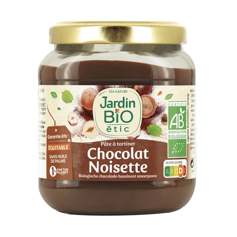 Pâte À Tartiner Cacao Et Noisettes Sans Huile De Palme Bio