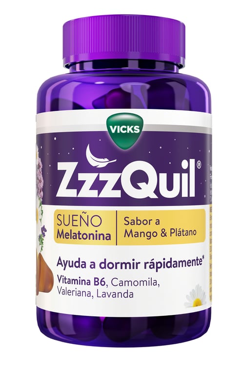 Natura Melatonina Gominolas Sabor Mango Plátano 60 Uds de Zzzquil