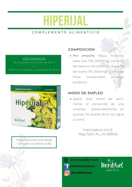 Hiperijal 16 Unicadosis 10ml