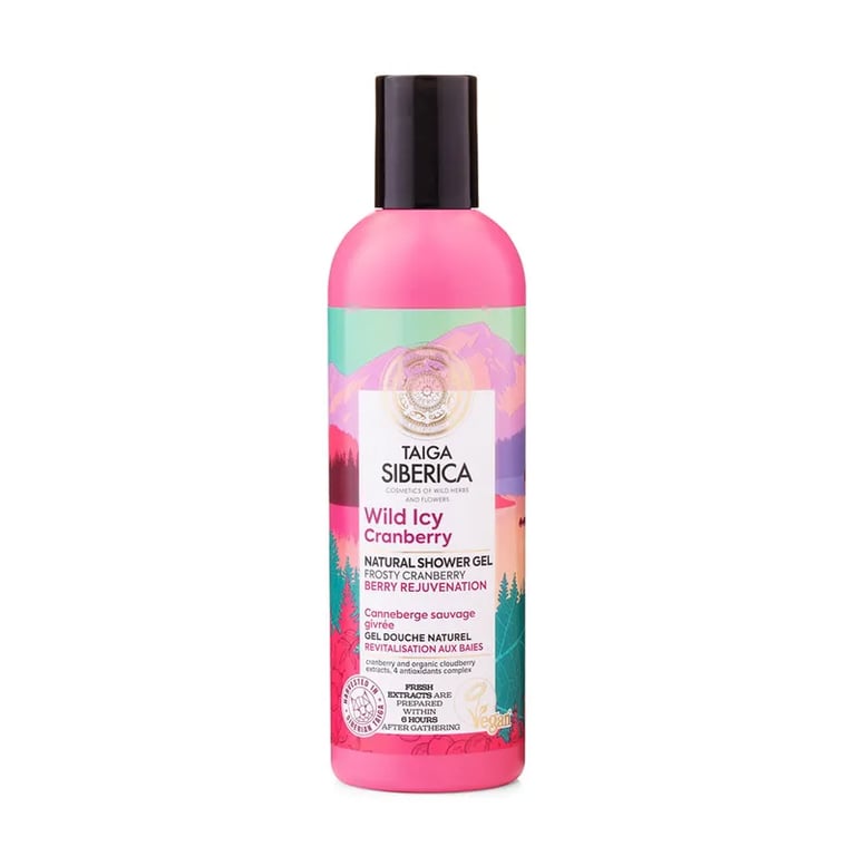 Gel De Duche Natural Mirtilo Vermelho Selvagem