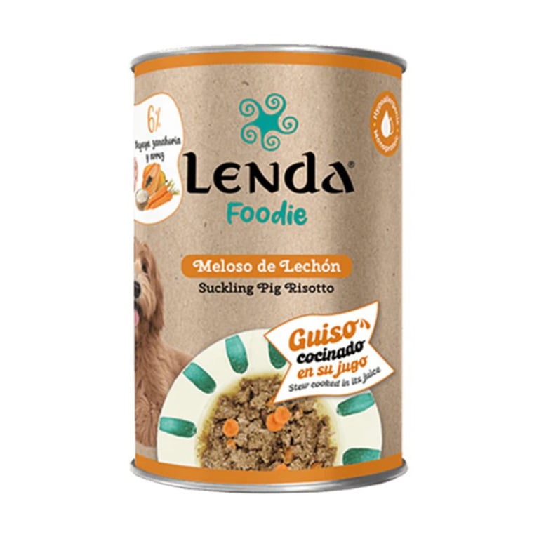 Lenda Foodie Hund Cremig Vom Spanferkel