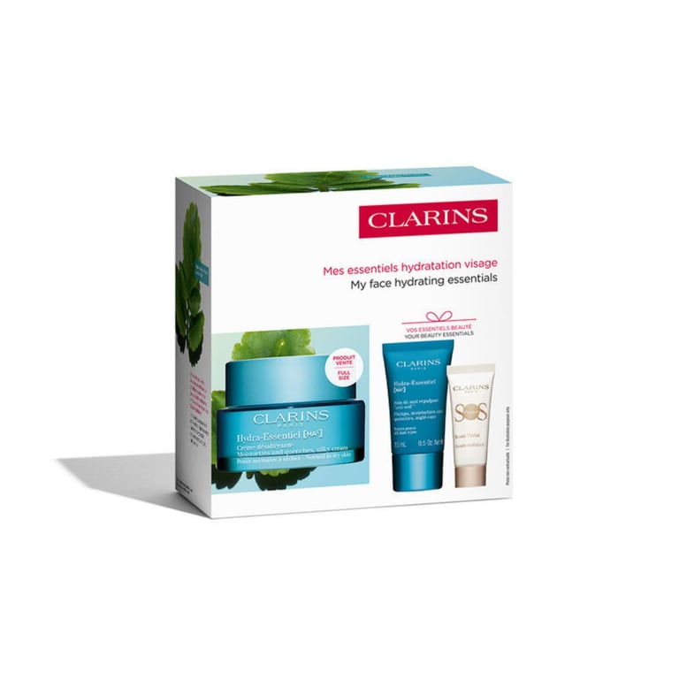 Hydra-Essentiel [HA²] 50ml + Hydra Essentiel [HA²] Nuit + Primer Lot de Clarins