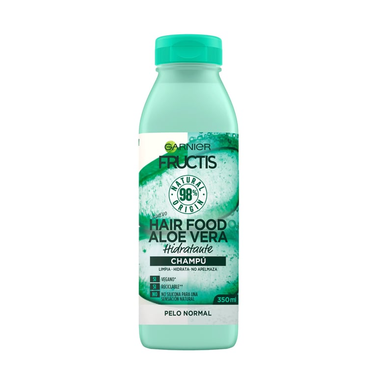 Fructis Hair Food Aloe Vera Shampooing Hydratant 350 ml