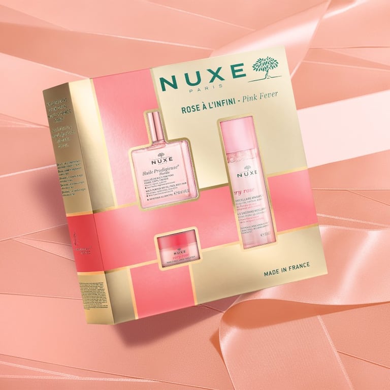 Coffret Pink Fever 3 Stück Very Rose Micellar Water 100 ml von Nuxe