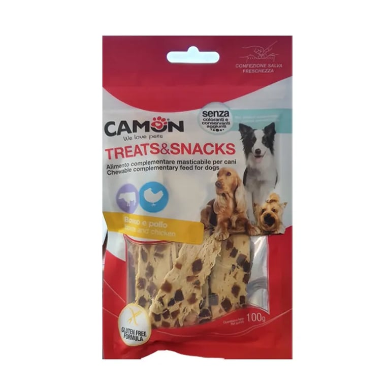 Treats Snacks pour Chiens Poulet et Veau