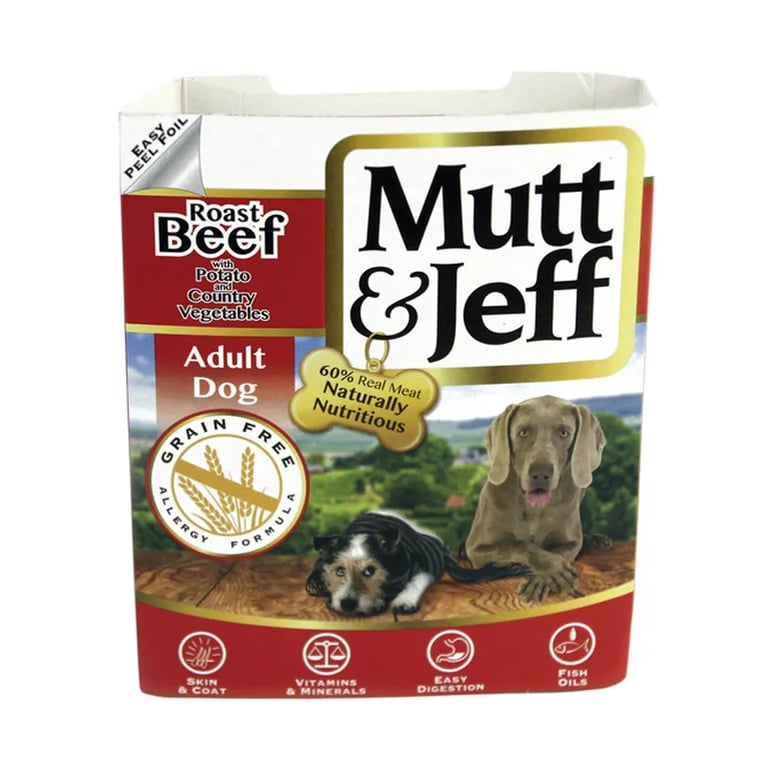 Comida Mutt & Jeff Adult Ternera 400g