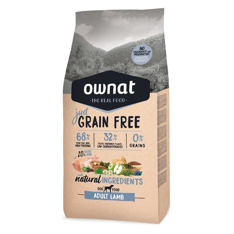 Ownat Just Canine Adult Grain Free Cordero