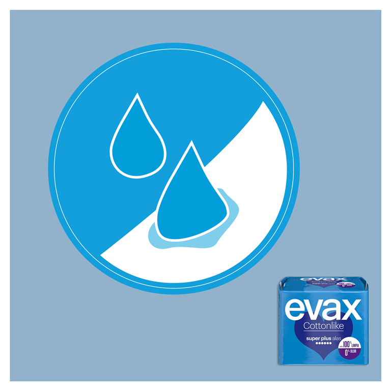 Evax Cottonlike Super Plus con Ali 10 Unità di Evax
