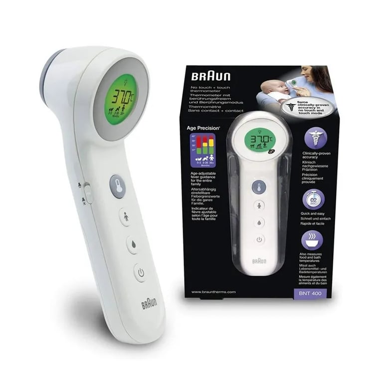 Thermomètre Braun BNT400 Digital Sans Contact