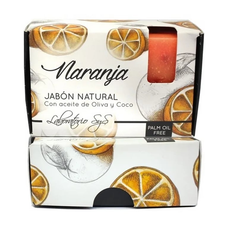 Sabão Natural Laranja e Flor de Laranjeira Vegano
