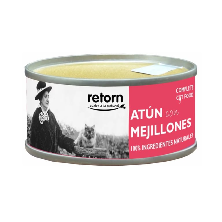 Comida Húmeda Para Gatos De Atún Con Mejillones
