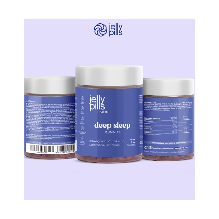 Deep Sleep Gummies 70 Unités de Jelly Pills