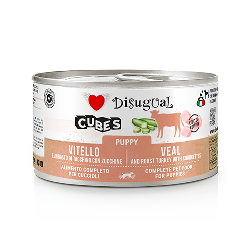 Cubes Puppy Perros Ternera y Pavo Asado