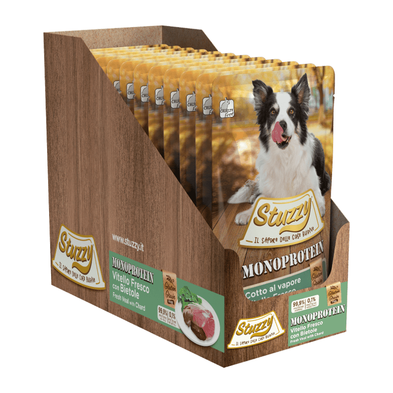 Dog Monoprotein Pouch Vitela e Acelgas