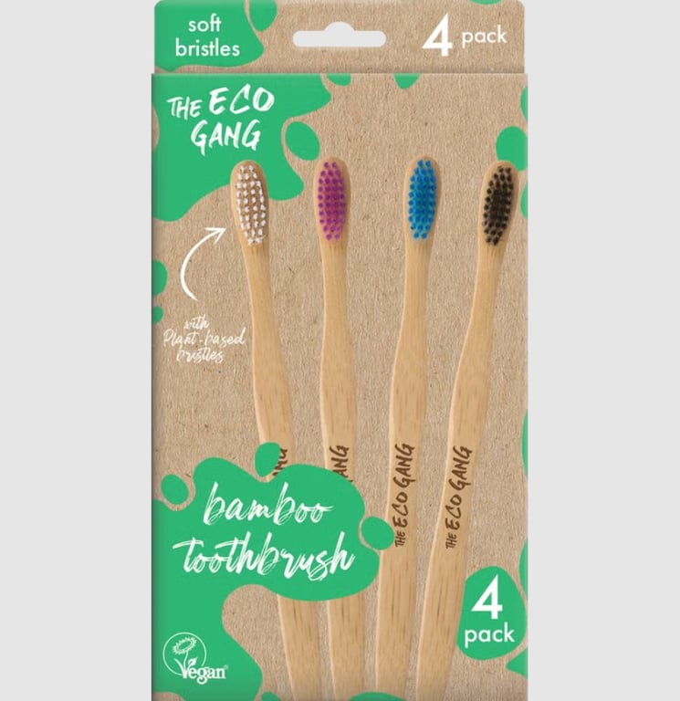 Cepillo de Dientes Bambú Suave MIx Colores