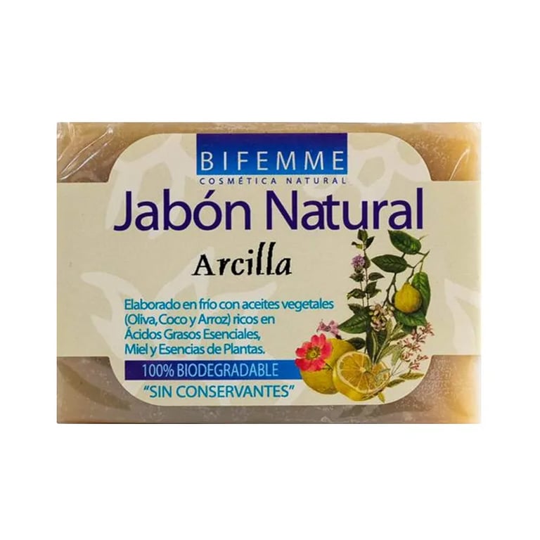 JABÓN NATURAL ARCILLA