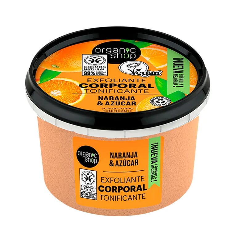 Esfoliante Corporal Tonificante Laranja E Açúcar