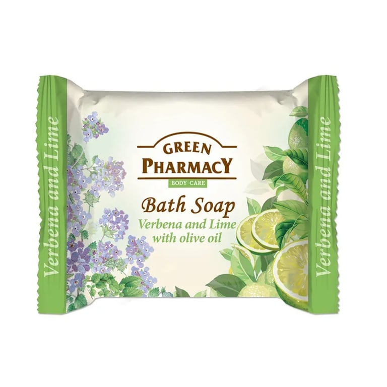 Jabón De Baño En Pastilla Verbena Lima Con Aceite De Oliva