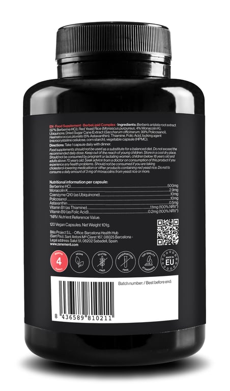 Berbelipid Complex 120 Caps von Zenement
