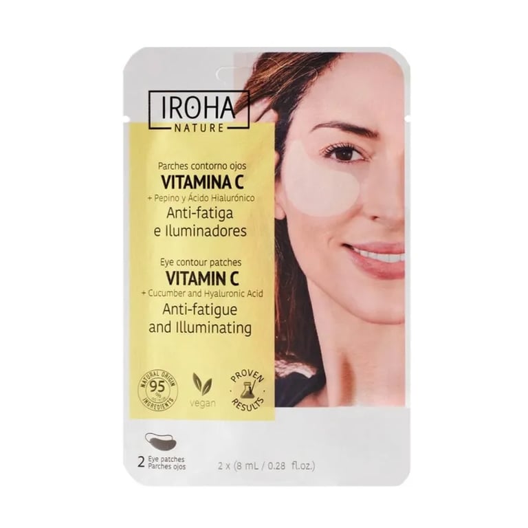 Patch Contorno Occhi Vitamina C Cetriolo e Acido Ialuronico