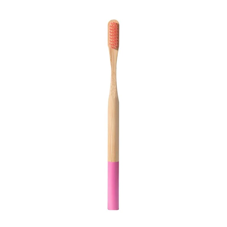 Spazzolino Bambù Adulti Medio Rosa