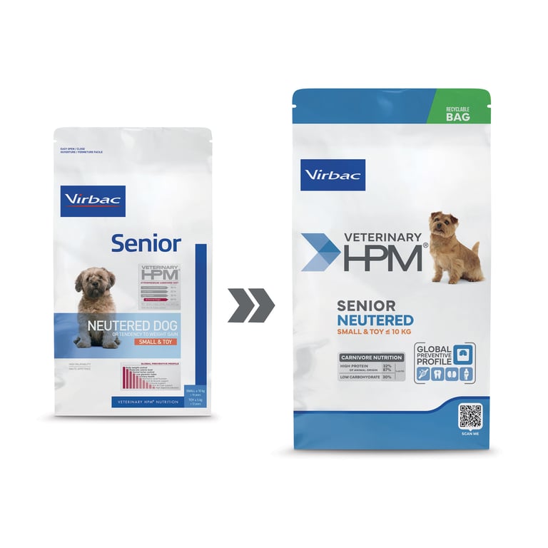 Veterinary HPM Canine Senior Neutered Small Toy