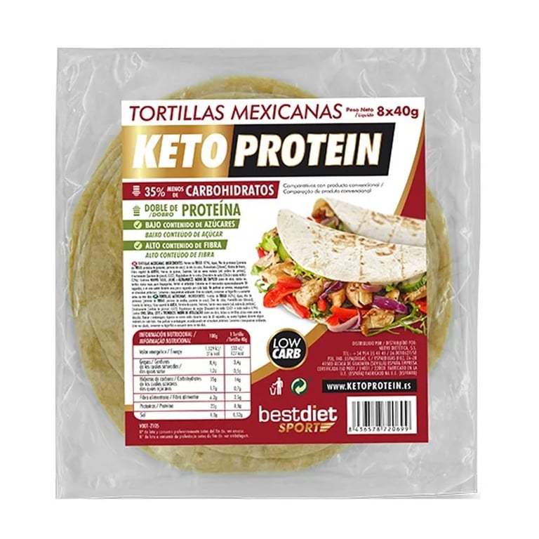 Tortillas Mexicanas Keto Protein