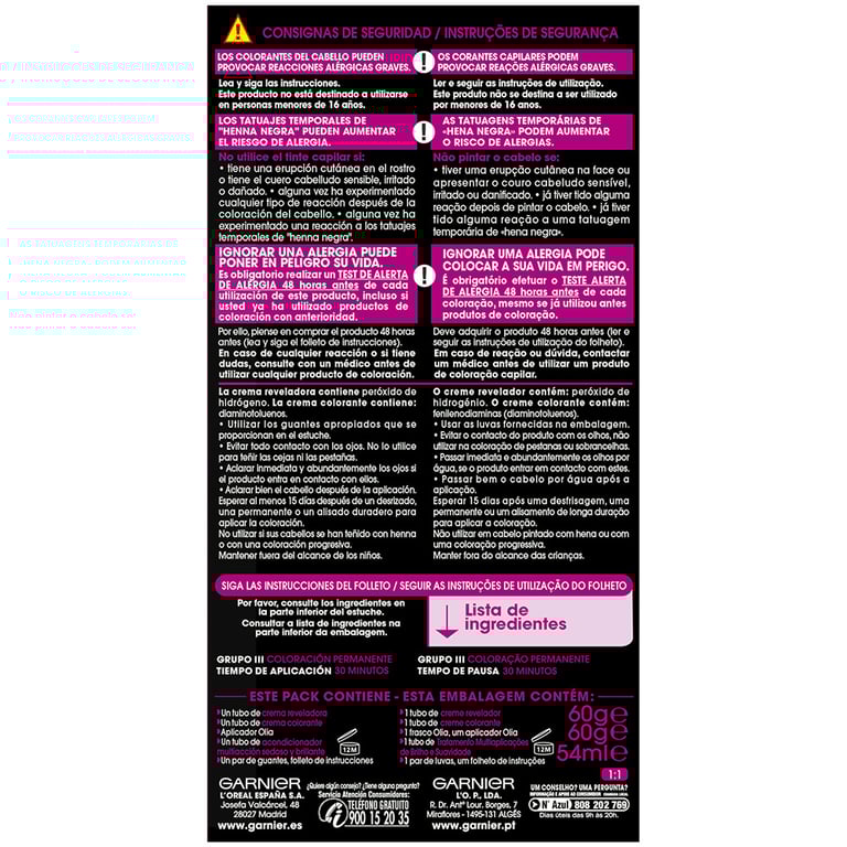 Olia Dauerhafte Färbung #6,60 Intensives Rot von Garnier