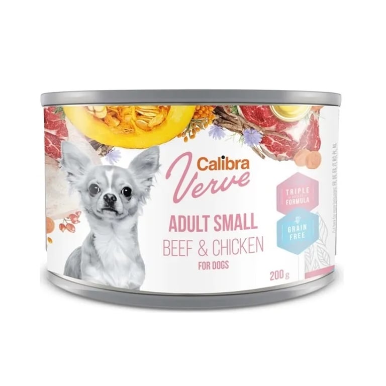Dog Puppy Small Verve Rind und Huhn