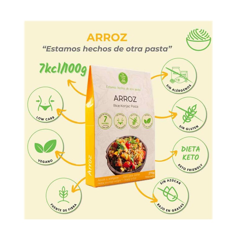 Riz de Konjac 200g de The Konjac