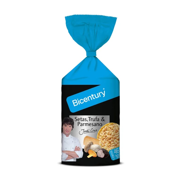 Tortitas De Maíz Sabor Setas, Trufa Y Parmesano