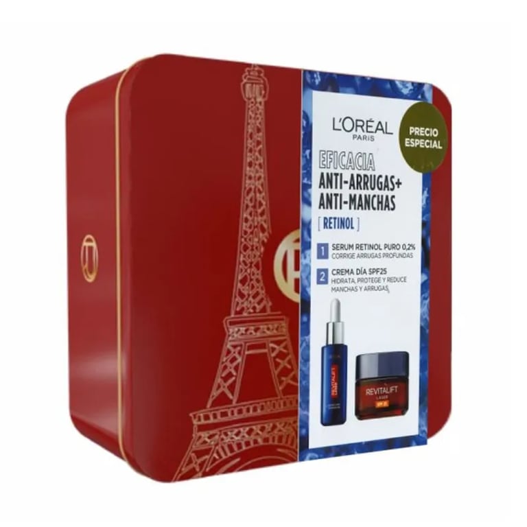 Revitalift Laser Tagescreme SPF25 50ml + Reines Retinol-Serum 30ml