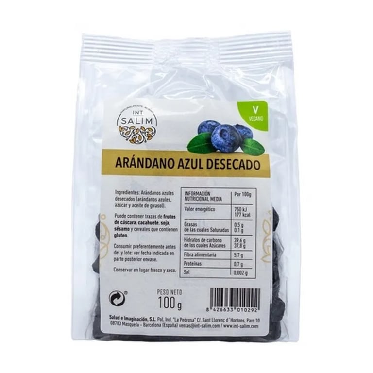 Arandano Negro Azul Desecado Vegan