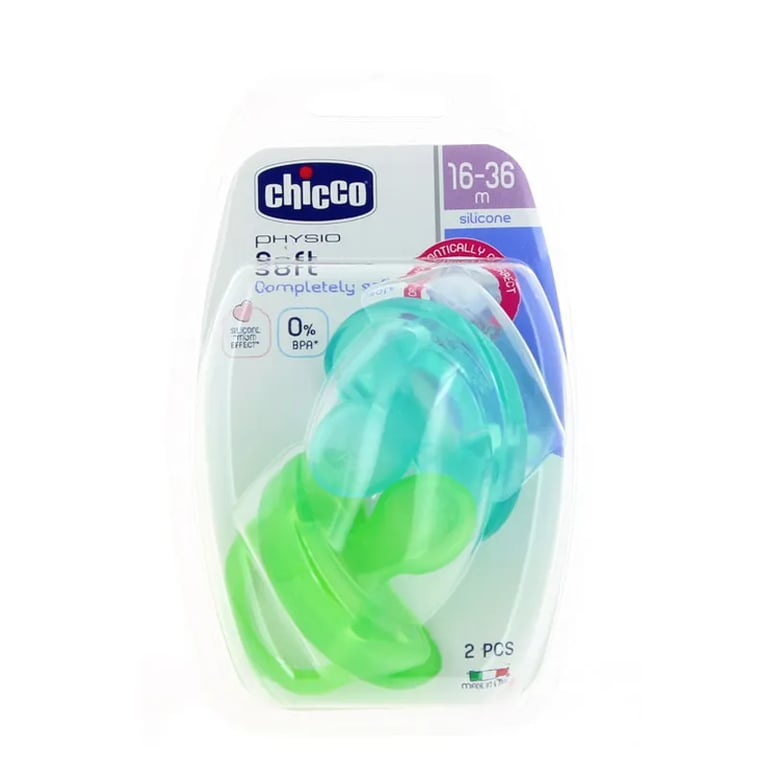 Sucette Physio Soft Silicone 16-36M+ Bleu