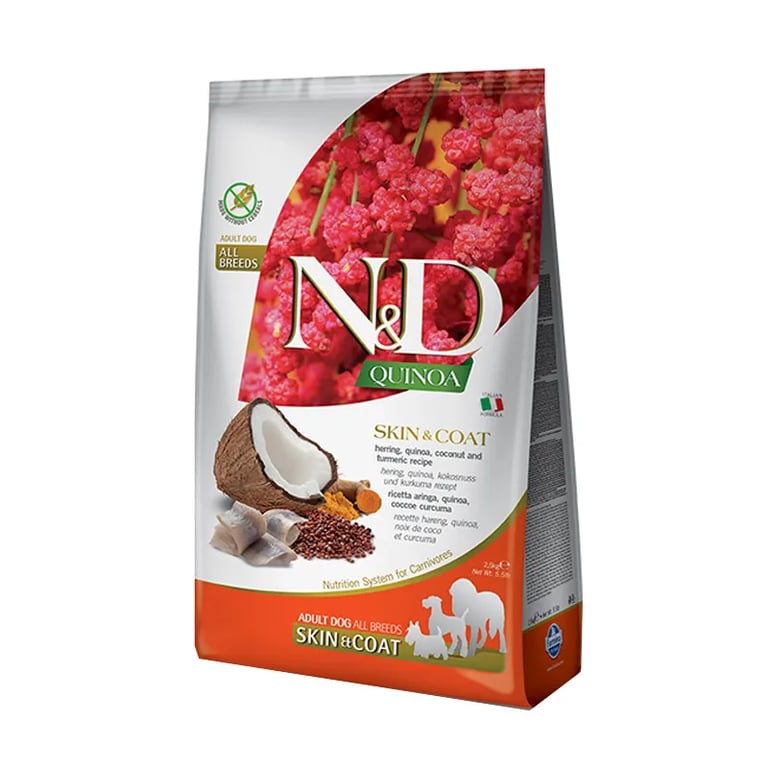 Hundefutter Adult Skin Coat ND Quinoa Hering Kokosnuss