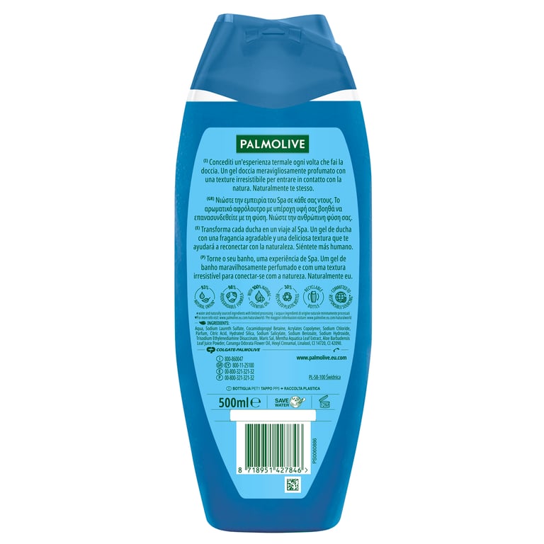Gel Minerale per Massaggio da Doccia 500 ml di Palmolive