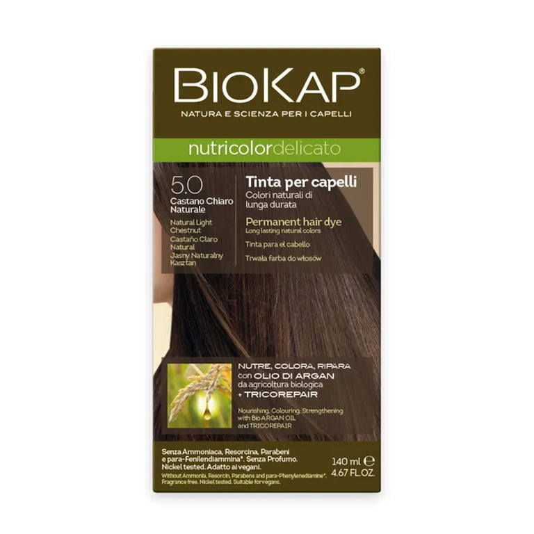 Nutricolordelicato Tinte Castaño Claro Natural Bio 5.0