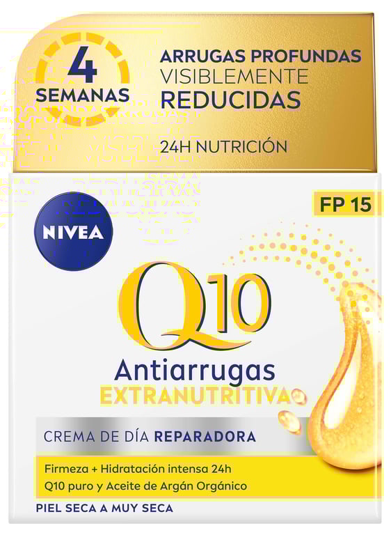 Q10+ Power Anti-Falten+Extra Nährstoffreich LSF15 50 ml von Nivea