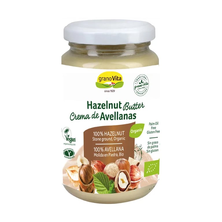 Crema De Avellanas Sin Gluten Bio Vegan