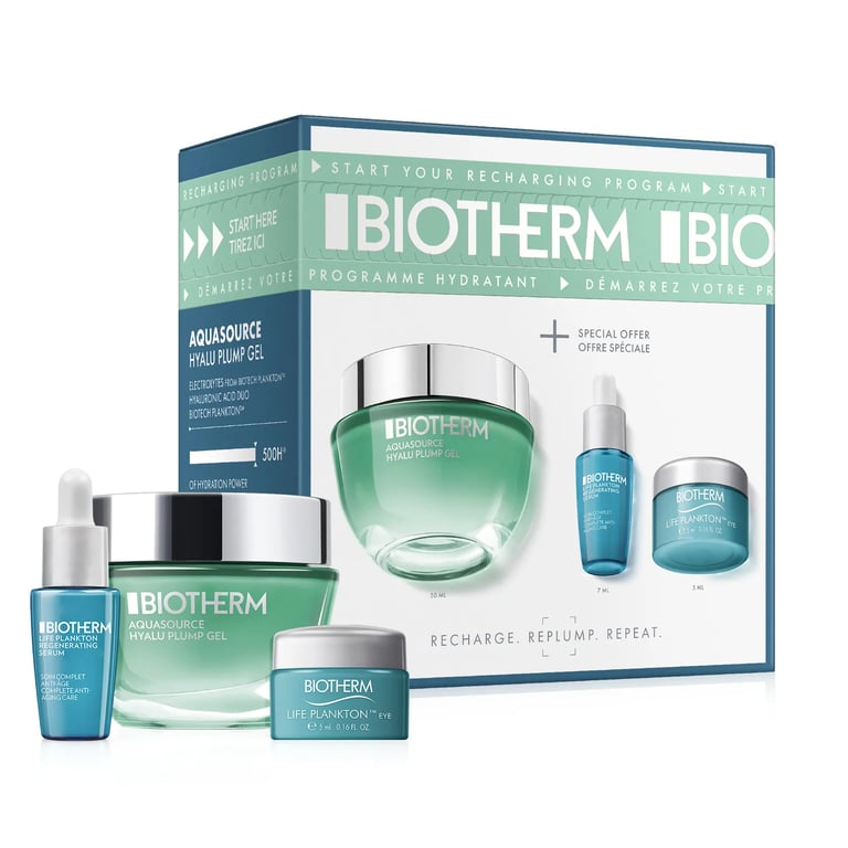 Aquasource Hyalu Plump Gel 50ml + Serum 7ml + Contorno de Olhos 5ml